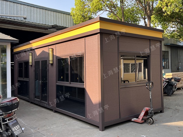 金属雕花板岗亭物业门卫值班