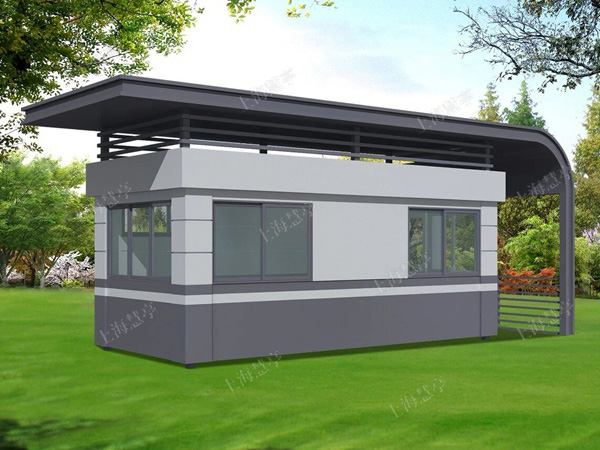 配套生产值班门卫室 真石漆岗亭