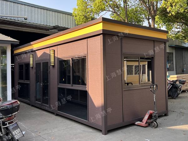 金属雕花板岗亭物业门卫值班