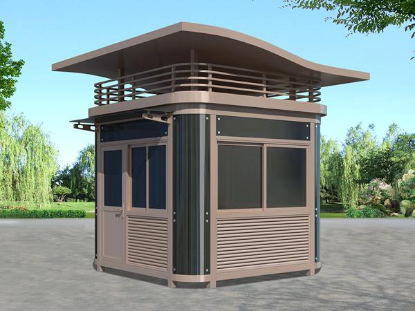 科创园商务楼保安亭 钢结构岗亭