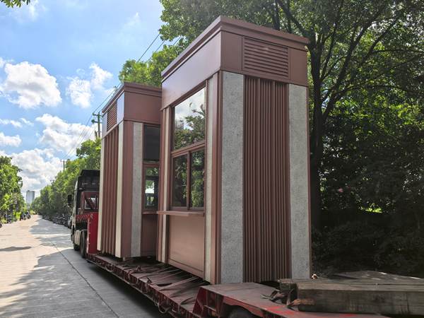 上海奉贤云镜小区大门配套岗亭
