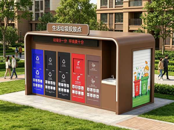 智能垃圾分类房 定制小区垃圾屋  